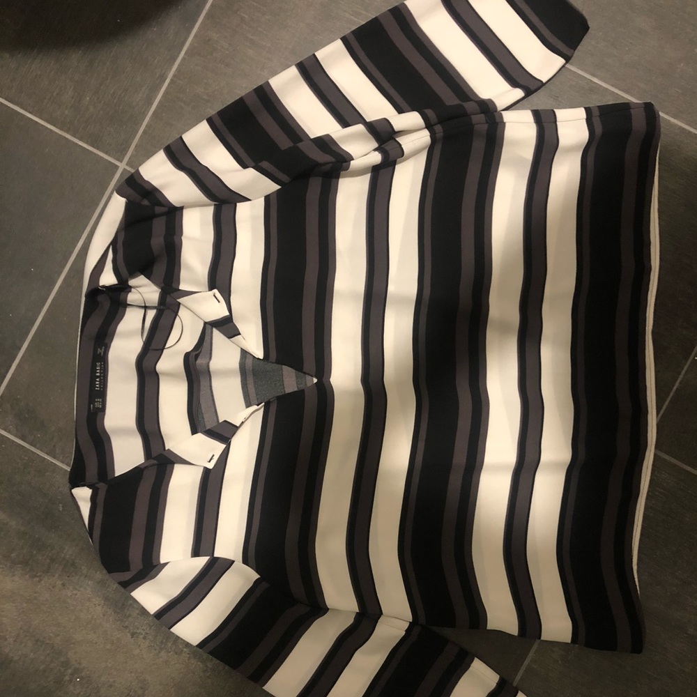 Zara stripe blouse